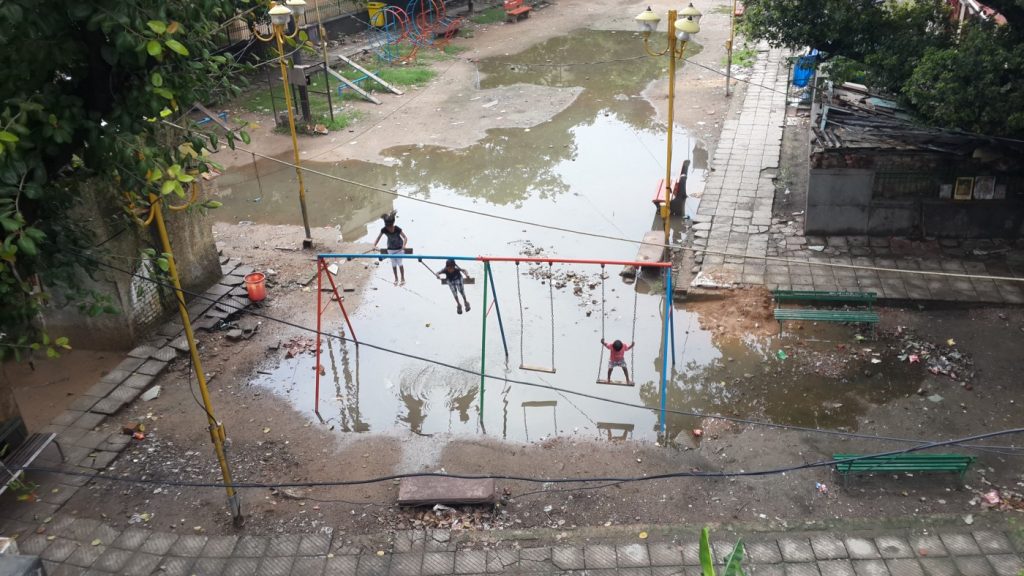 Listening to the first rains